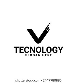 Letter V Logo Design Vector