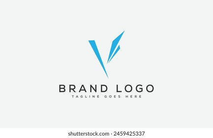 letra V logo diseño de Plantilla de Vector para la marca