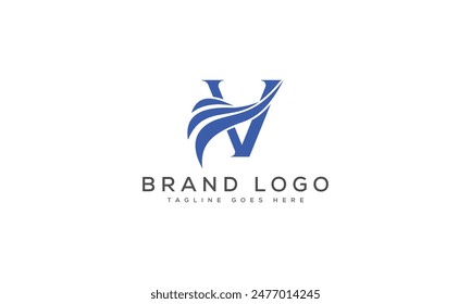 letter V logo design vector template design for brand