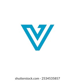 Letter V Logo design vector template