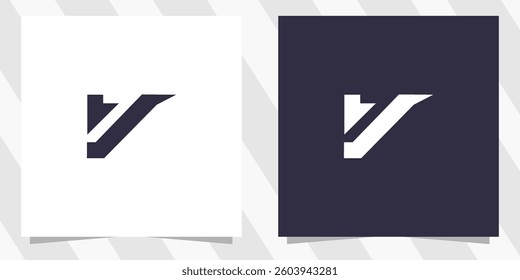 letter v logo design vector