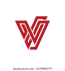 Letter V logo design vector,editable eps 10