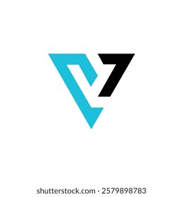 Letter V logo design vector,editable eps 10