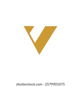 Letter V logo design vector,editable eps 10