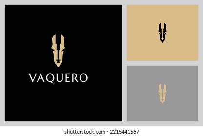 logotipo de letter v con concepto facial.V icono iniciales basadas en Monograma y Letras en vector.
