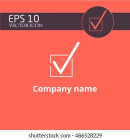 Letter V logo . geometry. abstraction V. abbreviation.icon vector.check mark