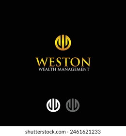 letter V logo gradient color full illustration modern combination