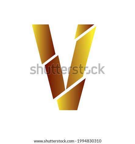 Letter V Logo High Res Stock Image , Vector Illustration  Stock fotó © 