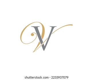 Letter V and V Logo Icon 010