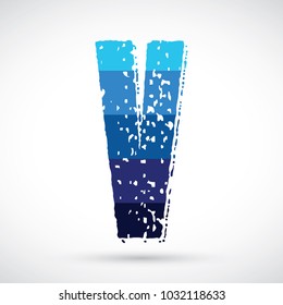Letter V logo icon design template elements