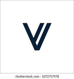 Letter V logo icon design template elements
