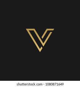 Letter V logo icon design template elements - vector sign