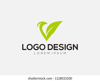 Letter V logo icon design template elements