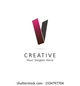 Letter V Logo Icon Design Vector Template Element Concept
