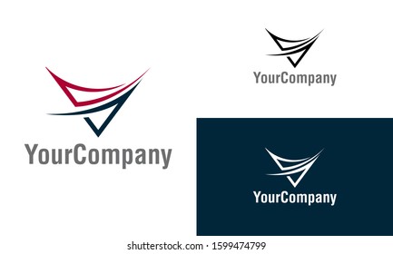 Letter V logo icon design template elements. Simple minimalist template graphic illustration. Creative vector emblem, for icon or design concept.