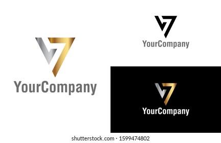 Letter V logo icon design template elements. Simple minimalist template graphic illustration. Creative vector emblem, for icon or design concept.
