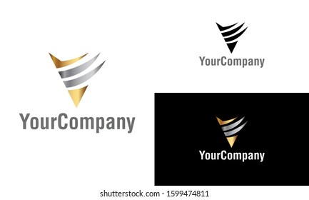 Letter V logo icon design template elements. Simple minimalist template graphic illustration. Creative vector emblem, for icon or design concept.