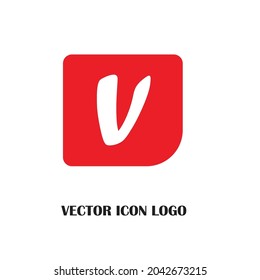 Letter V logo icon design template elements