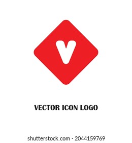 Letter V logo icon design template elements