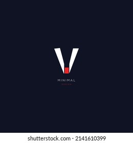 Letter V logo icon design template elements