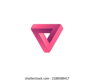 Letter V logo icon design template elements