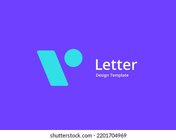 Letter V logo icon design template elements
