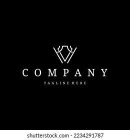 Letter V logo icon design template