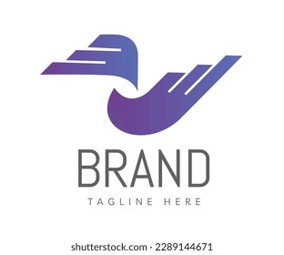 Elementos de plantilla de diseño de iconos de logotipo de carta V. Usable para marca y logotipos de negocios.
