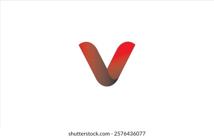 Letter v Logo Icon Design Template. Technology Abstract Connection Pyramid Triangle Vector Logotype