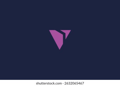 letra v logotipo ícone modelo de design com seta de vetor inspiração logotipo	

