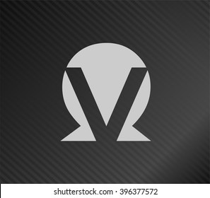 Letter v logo icon design template elements
