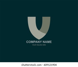 Letter V logo icon design template elements
