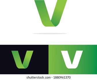 Buchstabe V Logo Symbol Vektordesign