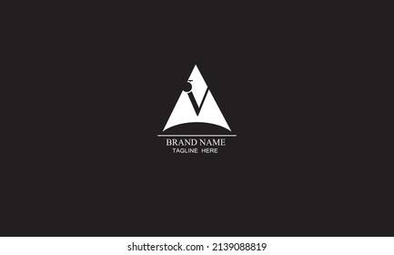 iconos de ilustración del logotipo de letra V