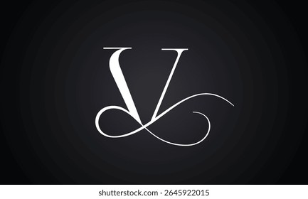 Letra v logotipo com combinação infinita. Moderna moda inicial luxo v carta logotipo design. Modelo de vetor de design de logotipo de letra v premium real.