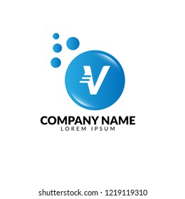 letter V logo koncept. Designed for your web site design, logo, app, UI