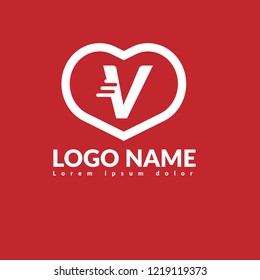 letter V logo koncept. Designed for your web site design, logo, app, UI