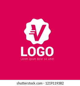 letter V logo koncept. Designed for your web site design, logo, app, UI