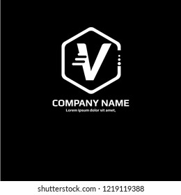 letter V logo koncept. Designed for your web site design, logo, app, UI