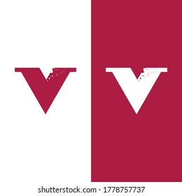 letter v logo. simple logo.