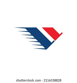 letter v logo simple clean and elegance