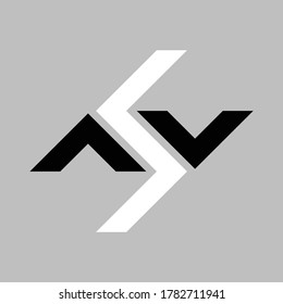 the letter V logo with a solid color. elegant, professional and suitable for the company.