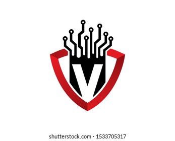 Letter V logo or symbol template design