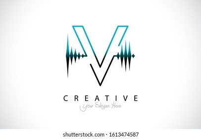 Letter V logo or symbol template design