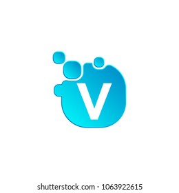 letter V logo template