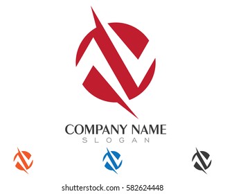 A Letter, V Letter Logo Template