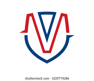 Letter V Logo Template Design Vector, Emblem, Design Concept, Creative Symbol, Icon