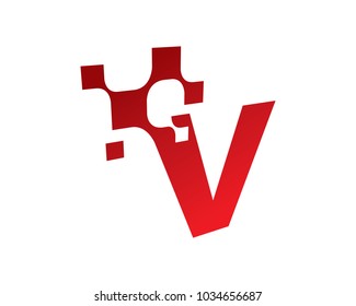 Letter V Logo Template Design Vector, Emblem, Design Concept, Creative Symbol, Icon