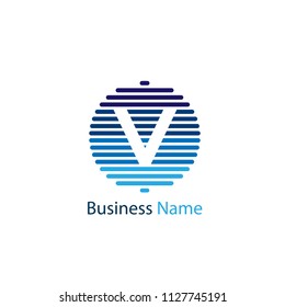 Letter V Logo Template Design