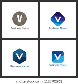 Letter V Logo Template Design